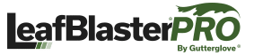 Leaf Blaster Pro gutter guard logo large version